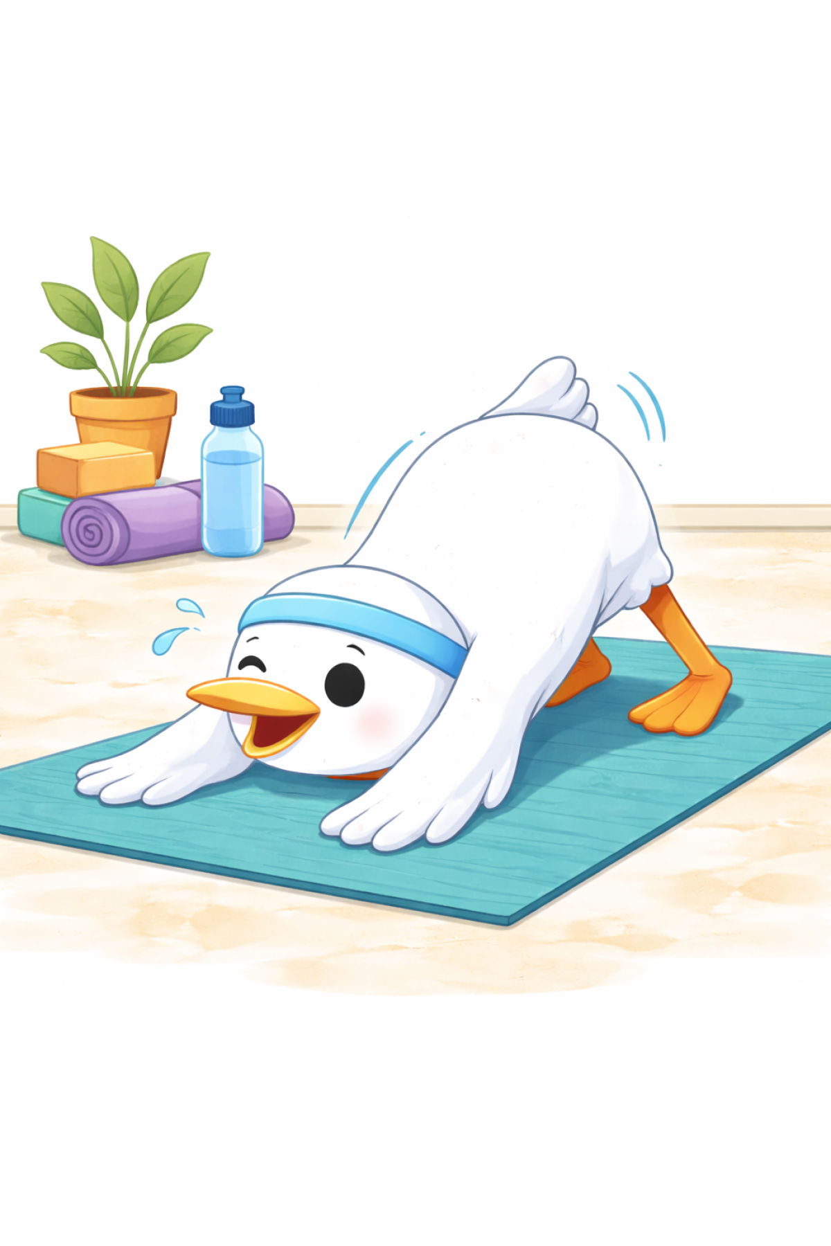 Godfrey down dog logo